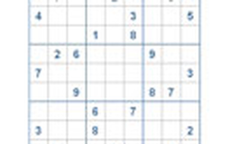 Mời các bạn thử sức với ô số Sudoku 1873 mức độ Rất khó