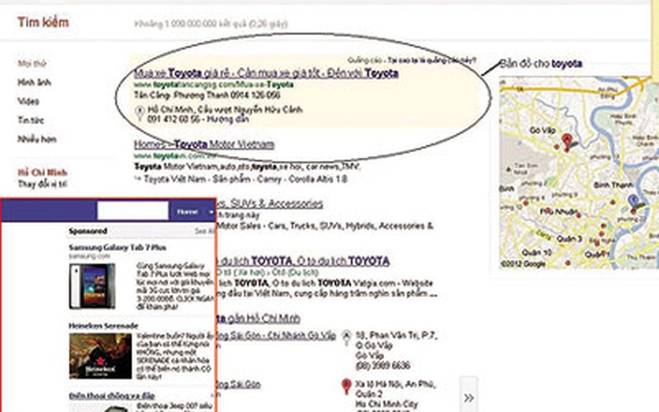 Nhiều đại lý quảng cáo trên Google, Facebook trốn thuế