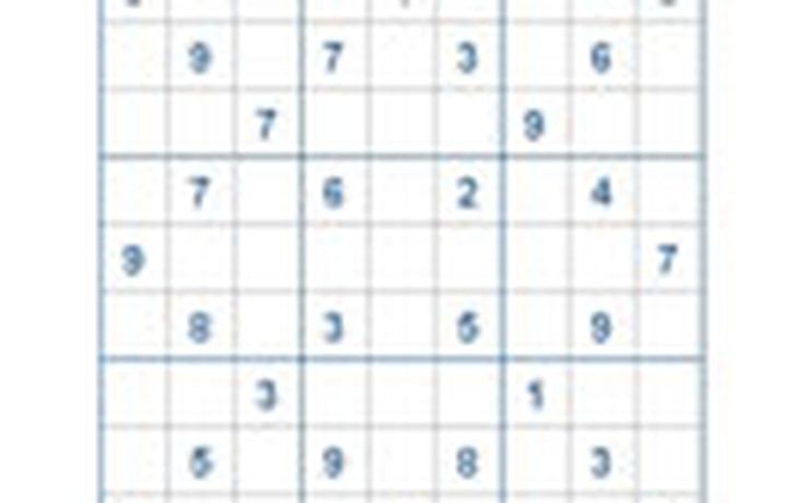 Mời các bạn thử sức với ô số Sudoku 1907 mức độ Khó