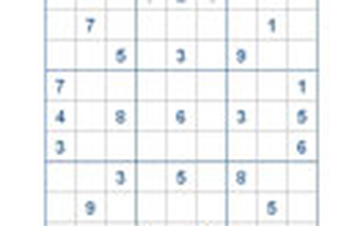 Mời các bạn thử sức với ô số Sudoku 1919 mức độ Khó