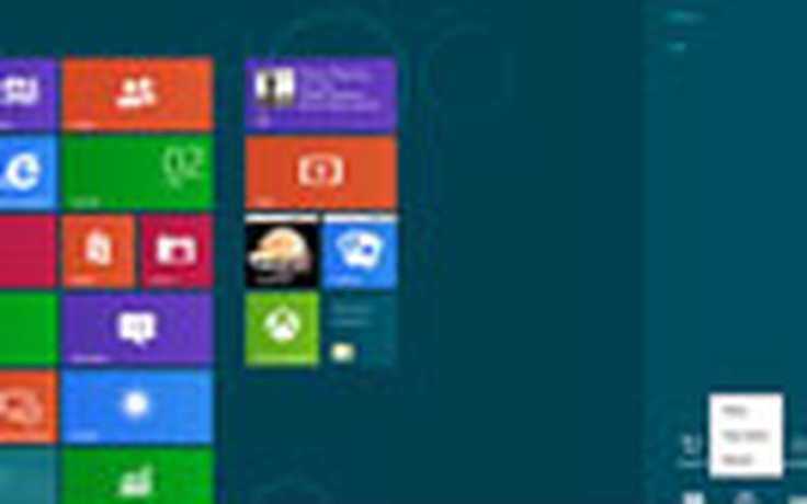 Tắt máy tính trong Windows 8