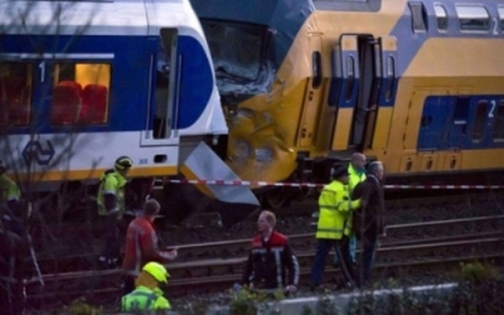 Xe lửa húc nhau ở Hà Lan, 124 người bị thương