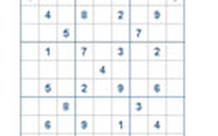 Mời các bạn thử sức với ô số Sudoku 1958 mức độ Khó