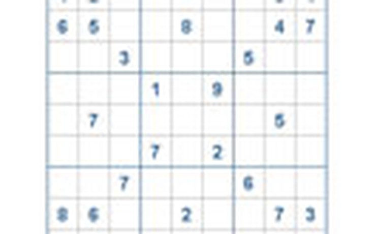 Mời các bạn thử sức với ô số Sudoku 1973 mức độ Khó