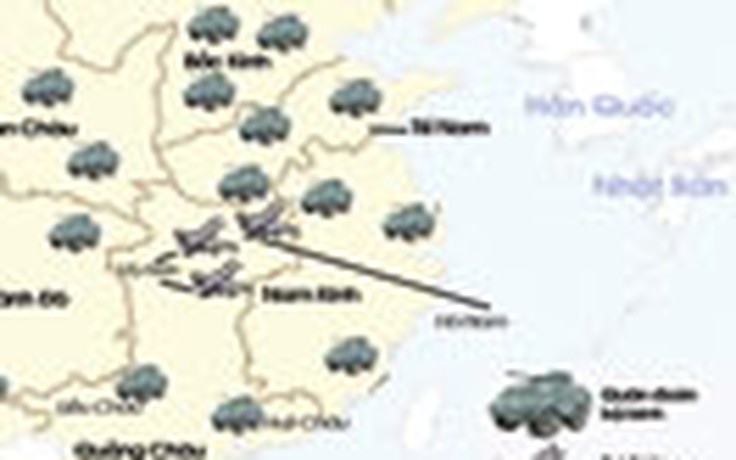 Thế trận binh lực của Trung Quốc: Vành đai Đông Nam
