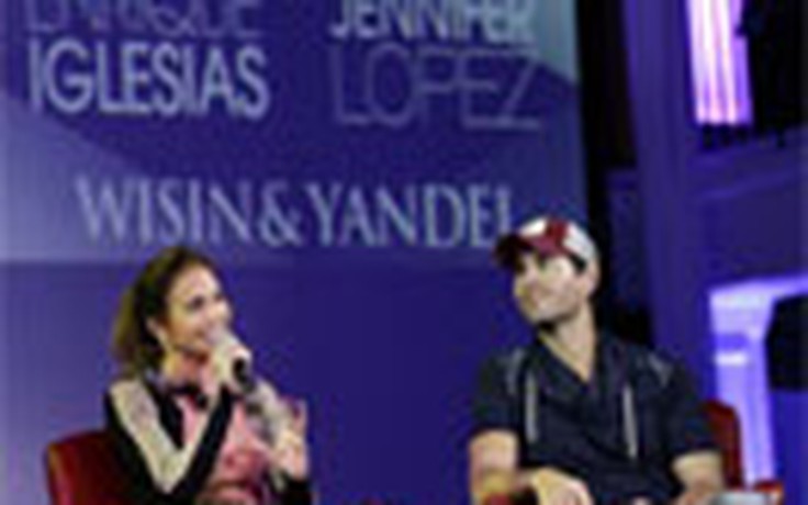 Jeninifer Lopez đi tour cùng Enrique Iglesias