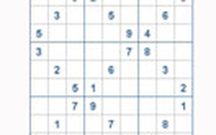 Mời các bạn thử sức với ô số Sudoku 1993 mức độ Khó