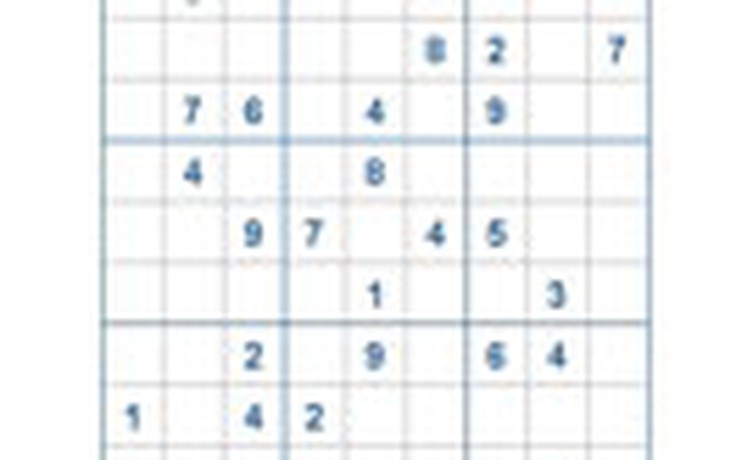 Mời các bạn thử sức với ô số Sudoku 2002 mức độ Khó