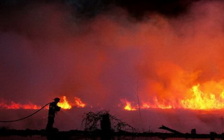 Cháy rừng lớn kỷ lục tại Mỹ