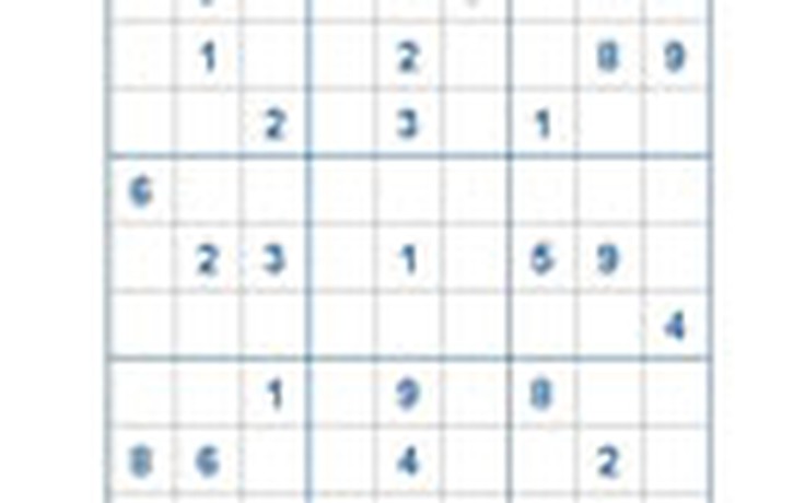 Mời các bạn thử sức với ô số Sudoku 2005 mức độ Khó