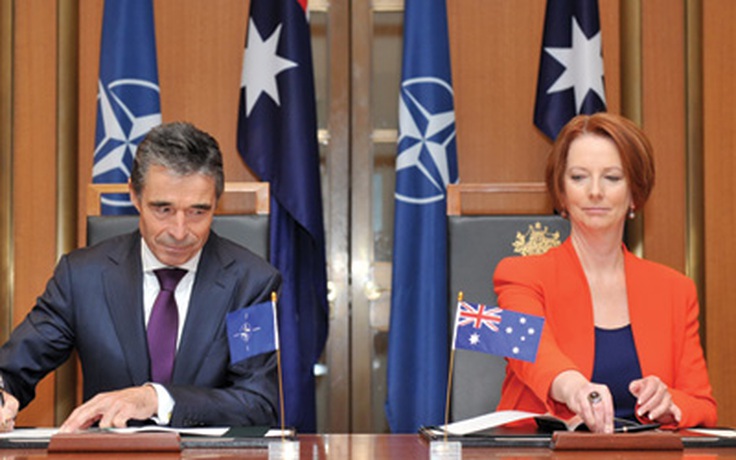 NATO, Úc đẩy mạnh hợp tác an ninh