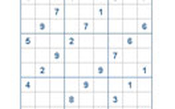 Mời các bạn thử sức với ô số Sudoku 2007 mức độ Khó