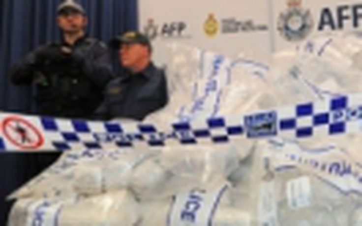 Cảnh sát Úc triệt phá đường dây ma túy quốc tế lớn