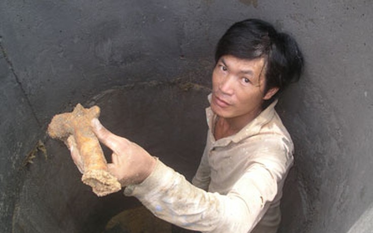 Bình Định: Phát hiện một bộ xương động vật lạ