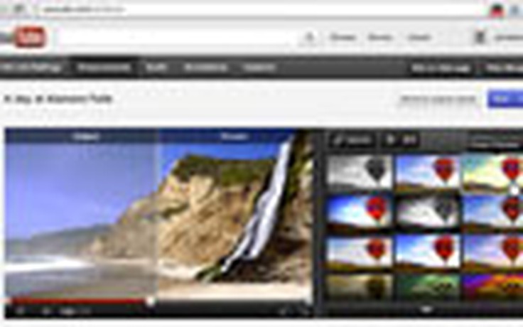 YouTube cải tiến tính năng biên tập video