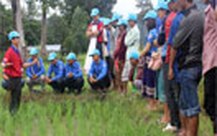 Bước chân tình nguyện ở Nam Lào