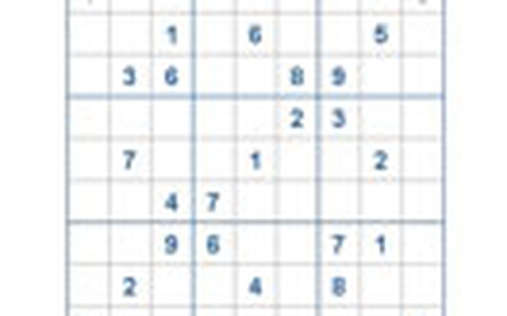 Mời các bạn thử sức với ô số Sudoku 2101 mức độ Khó