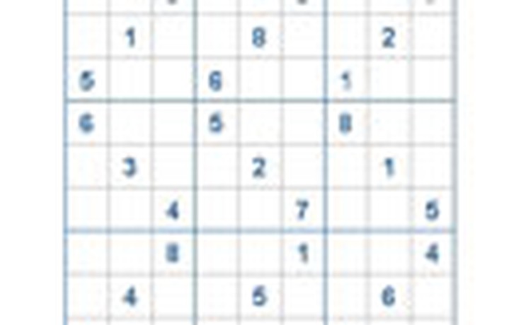 Mời các bạn thử sức với ô số Sudoku 2090 mức độ Rất khó