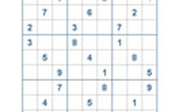 Mời các bạn thử sức với ô số Sudoku 2092 mức độ Khó