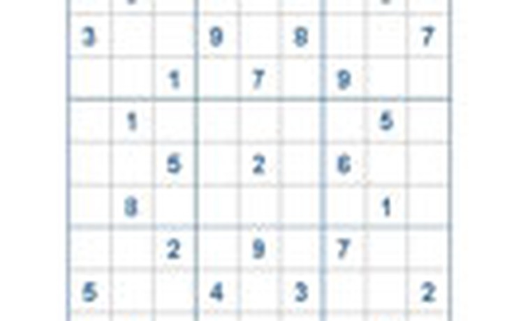 Mời các bạn thử sức với ô số Sudoku 2102 mức độ Khó