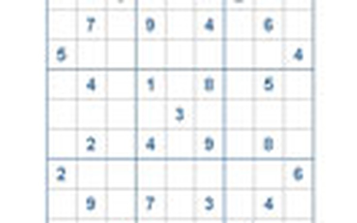Mời các bạn thử sức với ô số Sudoku 2110 mức độ Khó