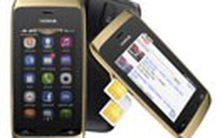 Nokia công bố hai điện thoại Asha mới