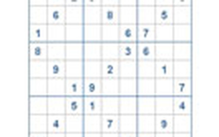 Mời các bạn thử sức với ô số Sudoku 2223 mức độ Rất Khó