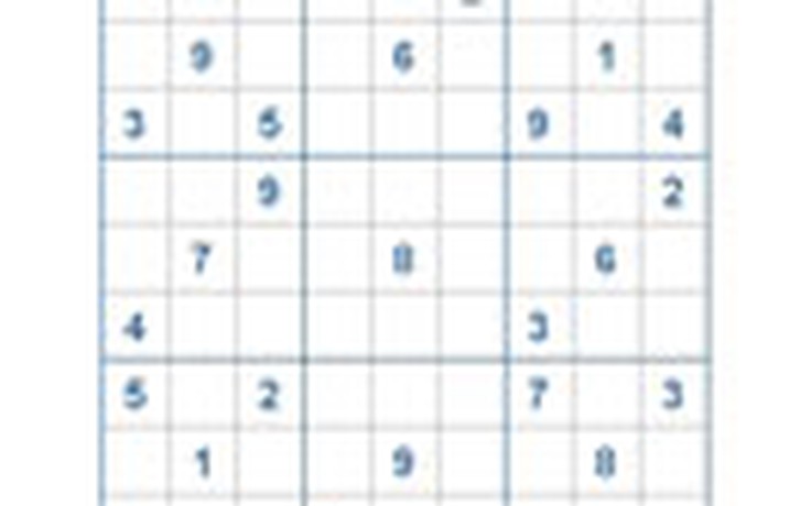 Mời các bạn thử sức với ô số Sudoku 2221 mức độ Khó