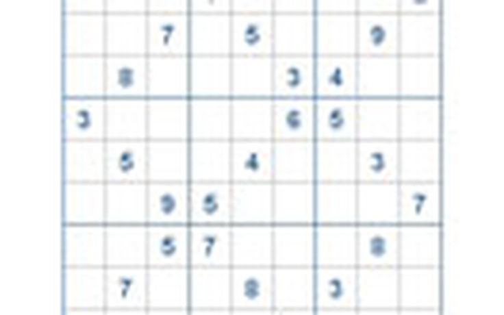 Mời các bạn thử sức với ô số Sudoku 2227 mức độ Khó