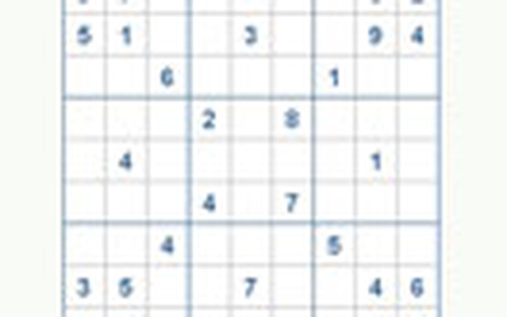 Mời các bạn thử sức với ô số Sudoku 2473 mức độ Khó