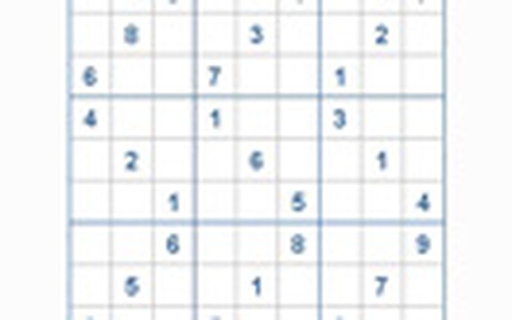 Mời các bạn thử sức với ô số Sudoku 2484 mức độ Khó
