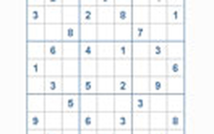 Mời các bạn thử sức với ô số Sudoku 2497 mức độ Khó