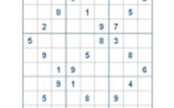 Mời các bạn thử sức với ô số Sudoku 2486 mức độ Khó
