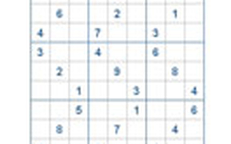 Mời các bạn thử sức với ô số Sudoku 2513 mức độ Khó