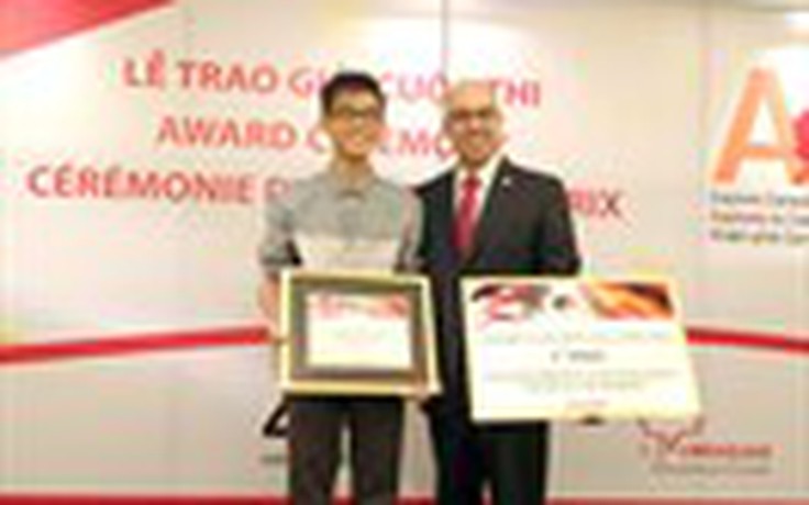Học sinh Trường THPT chuyên Lê Hồng Phong đoạt giải nhất cuộc thi khám phá Canada