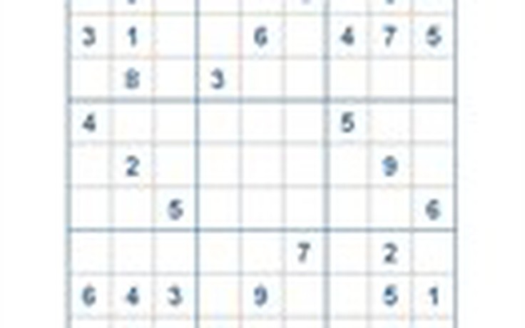 Mời các bạn thử sức với ô số Sudoku 2532 mức độ Khó