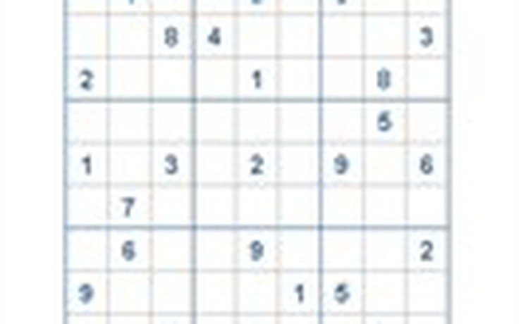 Mời các bạn thử sức với ô số Sudoku 2549 mức độ Khó