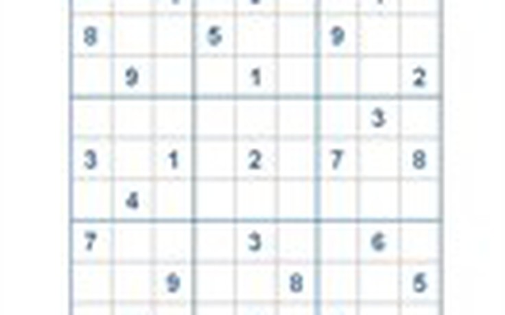 Mời các bạn thử sức với ô số Sudoku 2553 mức độ Khó