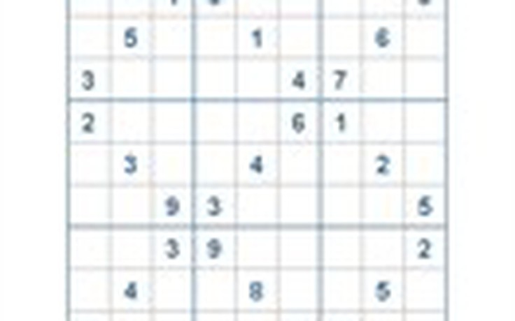Mời các bạn thử sức với ô số Sudoku 2558 mức độ Khó