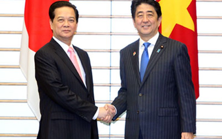 Thủ tướng Nguyễn Tấn Dũng hội đàm với Thủ tướng Nhật Bản