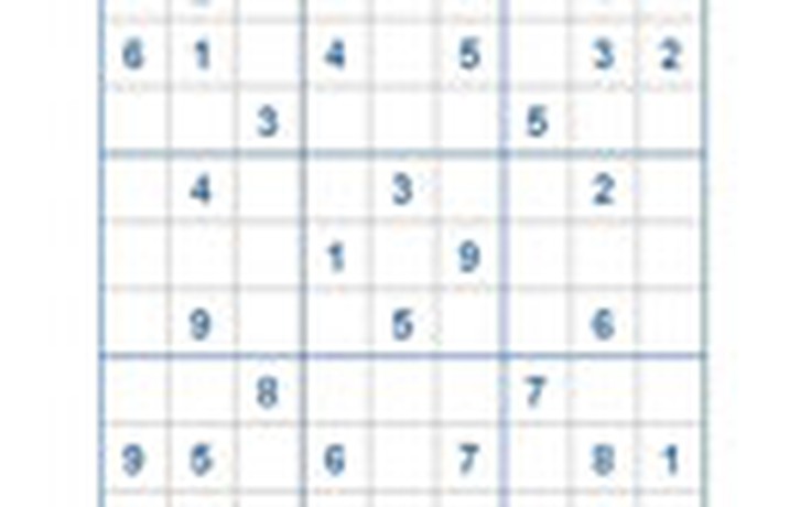Mời các bạn thử sức với ô số Sudoku 2243 mức độ Khó