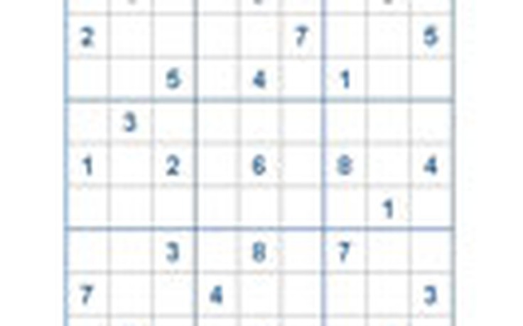 Mời các bạn thử sức với ô số Sudoku 2249 mức độ Khó