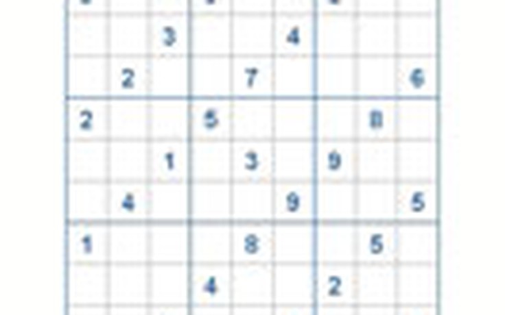 Mời các bạn thử sức với ô số Sudoku 2255 mức độ Khó