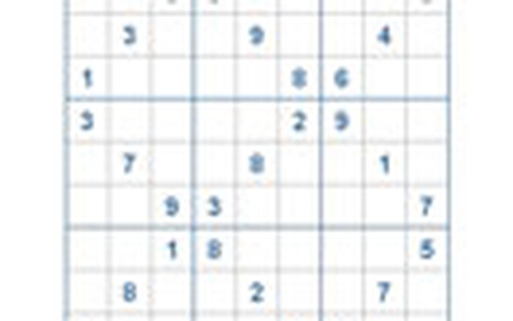 Mời các bạn thử sức với ô số Sudoku 2239 mức độ Khó