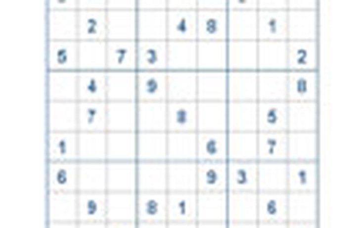 Mời các bạn thử sức với ô số Sudoku 2253 mức độ Khó