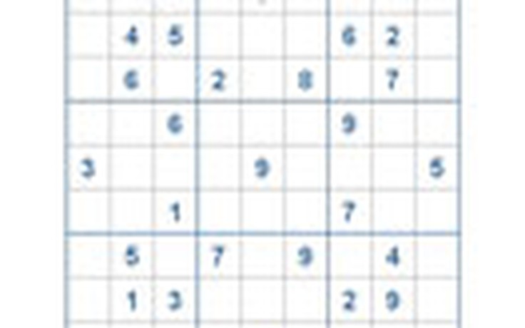 Mời các bạn thử sức với ô số Sudoku 2269 mức độ Khó