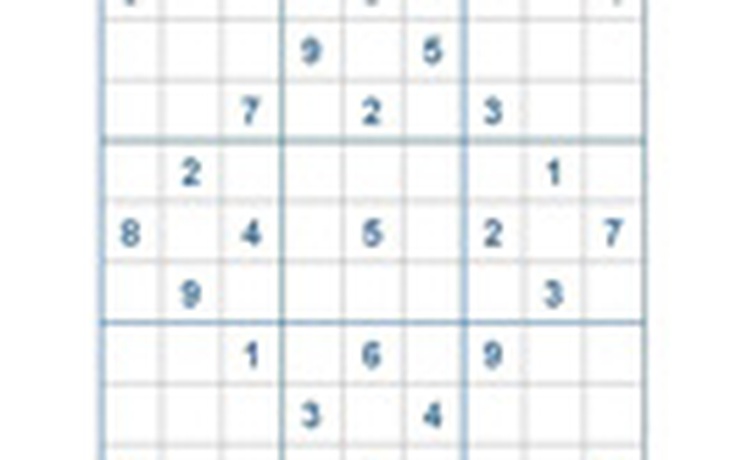 Mời các bạn thử sức với ô số Sudoku 2261 mức độ Khó