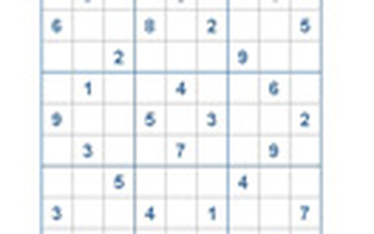 Mời các bạn thử sức với ô số Sudoku 2264 mức độ Khó