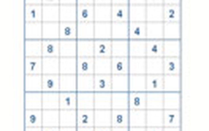 Mời các bạn thử sức với ô số Sudoku 2279 mức độ Rất Khó