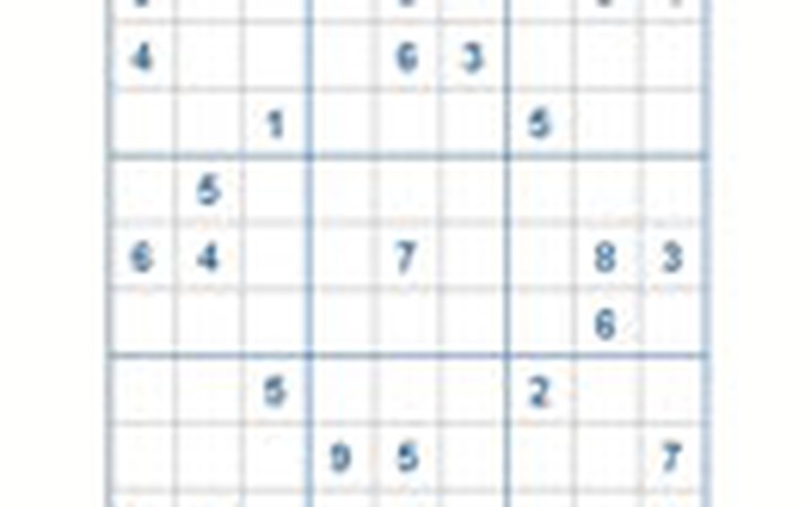 Mời các bạn thử sức với ô số Sudoku 2281 mức độ Khó